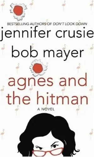 A book cover with a picture of flamingos and the words " agnes and the hitman ".