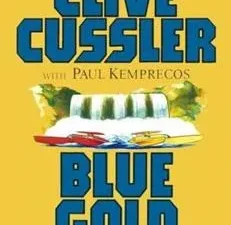 A book cover with blue and yellow lettering.