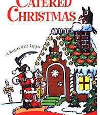 A book cover with a cartoon of santa clause and his elf.