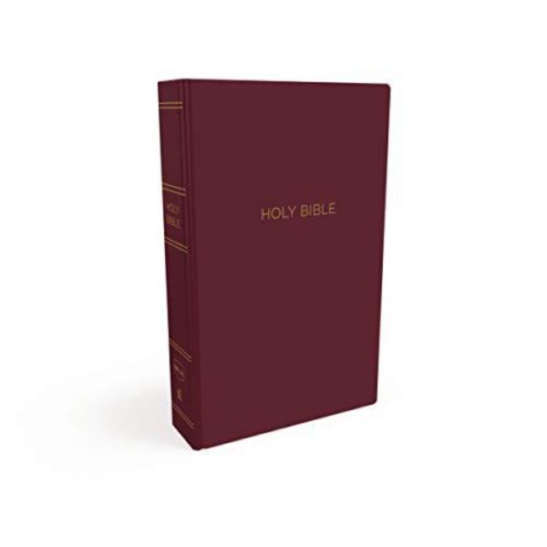 The Holy Bible (NKJV, Gift and Award, Leather-Look, Burgundy) Standard Print by Thomas Nelson Publishers