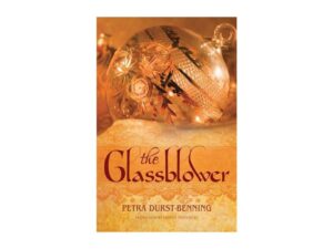 The Glassblower book cover with glass ornament