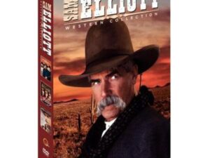 Western DVD box set featuring mustached cowboy