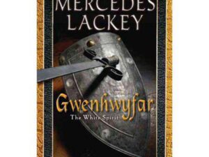 Gwenhwyfar book cover with shield and sword