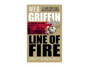 Line of Fire novel cover with Marine emblem