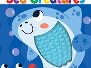 Cute cartoon sea creatures: shark and crab