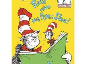 Cat in the Hat reading green book cover