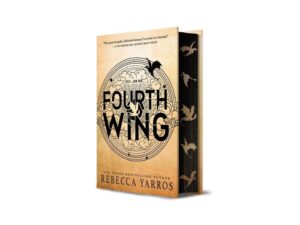 Fourth Wing book cover by Rebecca Yarros