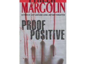 Proof Positive book cover with bloody handprint