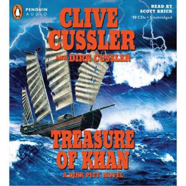 Treasure Of Khan: Dirk Pitt Adventure, Book 19 by Clive Cussler and Dirk Cussler (14 Disc Audiobook)