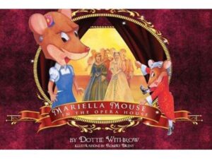 Illustrated book cover: mice at opera house