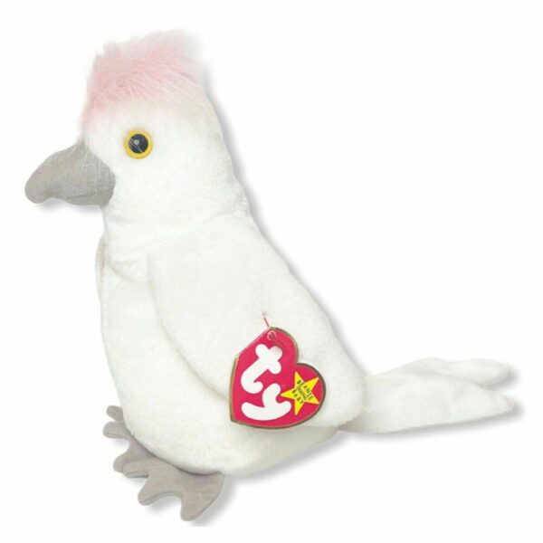 "Kuku" the Cockatoo TY Original Beanie Babies Collection (Rare & Retired Vintage Collectible)