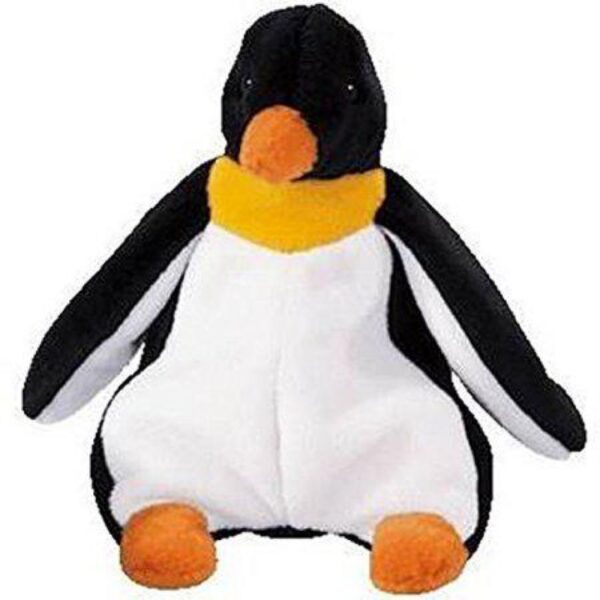 "Waddle" the Penguin TY Original Beanie Babies Collection (Rare & Retired Vintage Collectible)