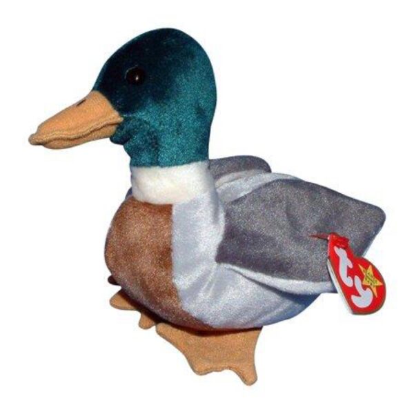 "Jake" the Mallard Duck TY Original Beanie Babies Collection (Rare & Retired Vintage Collectible)