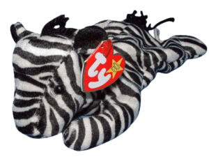 "Ziggy" the Zebra TY Original Beanie Babies Collection (Rare & Retired Vintage Collectible)