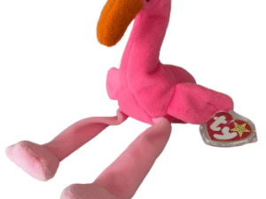 "Pinky" the Flamingo TY Original Beanie Babies Collection (Rare & Retired Vintage Collectible)