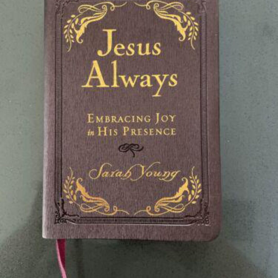Brown "Jesus Always" devotional book cover