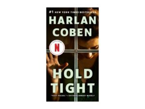 Hold Tight book cover, hand behind window
