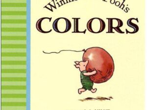 Winnie-the-Pooh Colors book cover with Piglet