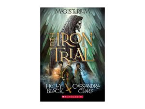 The Iron Trial book cover with hooded figure