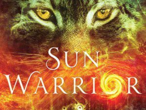 Cat face on Sun Warrior book cover