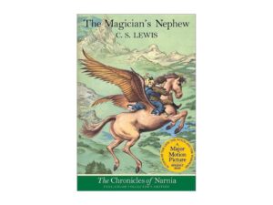 The Magician's Nephew cover with flying horse