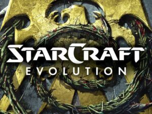 StarCraft Evolution logo with thorned wreath