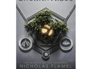 The Enchantress book cover featuring glowing ivy mask