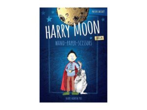 Harry Moon book cover with boy and moon