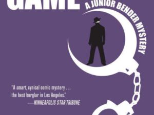 GAME book cover: silhouette inside handcuff on purple