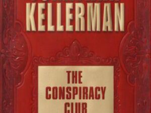 Red embossed book cover titled The Conspiracy Club