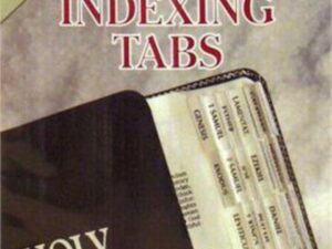 Silver-Edged Standard Bible Indexing Tabs (Pkg/80 Tabs)