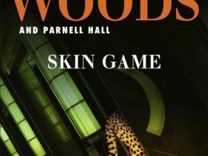 Skin Game book cover with leopard heel