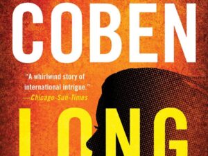 Orange book cover with black silhouette profile