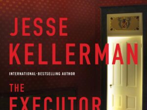 Dark red book cover with glowing open door