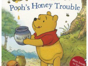 Winnie the Pooh holding honey pot