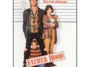 Movie poster showing man, woman, and child
