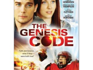 The Genesis Code movie poster with hockey player