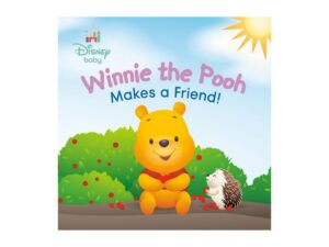 Winnie the Pooh with hedgehog friend