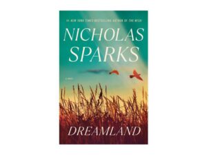 Dreamland book cover with birds and wheat