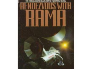 Rendezvous with Rama book cover with spacecraft
