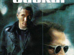 Action thriller poster with two men