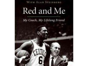Book cover: basketball player and coach smiling