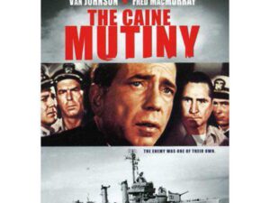 The Caine Mutiny poster with faces and ship