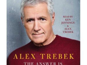 Portrait of older man on book cover