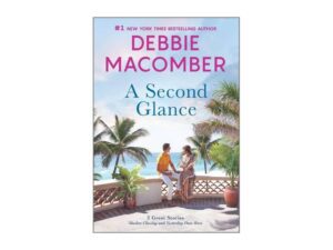 Romance book cover with couple on terrace