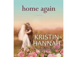 Home Again book cover with couple, roses