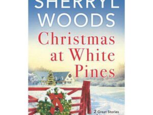 Christmas at White Pines book cover with wreath