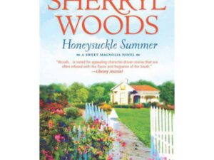 Romance novel cover: cottage garden with picket fence