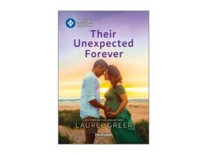 Their Unexpected Forever book cover, couple at sunset