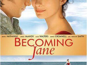 Becoming Jane movie poster: couple on beach